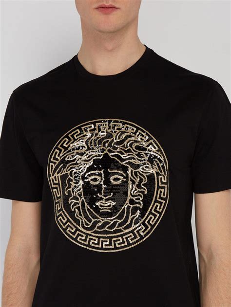 canni versace medusa shirt|Versace Medusa Head Cotton T.